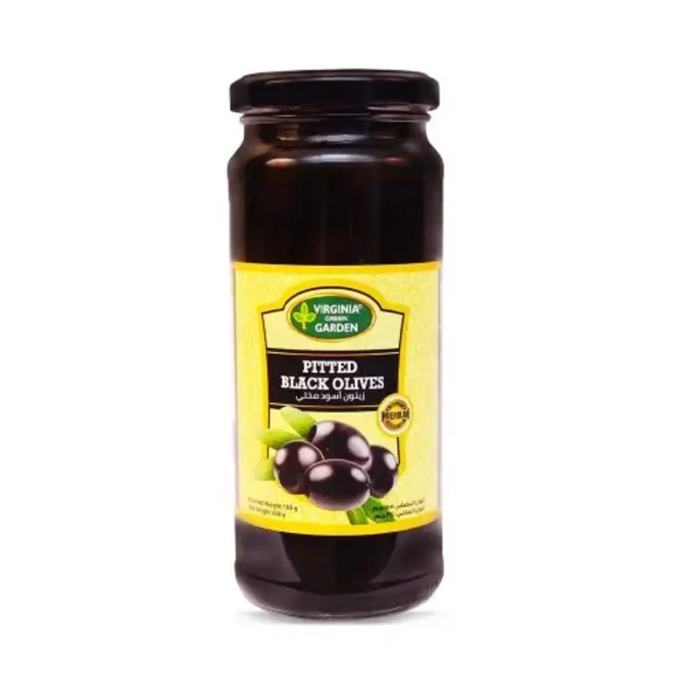 Virginia Pitted Black Olives 340G